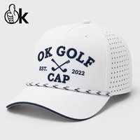 Gorra de Béisbol Unisex Ajustable Personalizada con 5 Paneles, Bordada, con Cuerda, Gorras Deportivas de Golf, Perforada con Corte Láser, Estilo Dad Hat