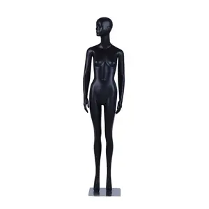 批发精品全身女性人体模型定制黑色全身支架展示人体模型