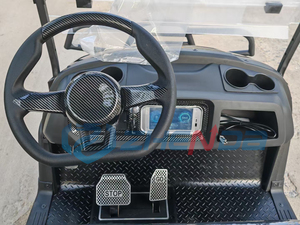 Parabrisas para Carro de Golf Eléctrico Club Car, Carro de Golf de 4 Plazas, Negro, Soporte para Teléfono para <span class=keywords><strong>vw</strong></span> Golf 8 - Product Image 5