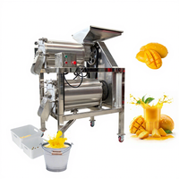 Passie Elektrische Mangopulper Machune Maquina De Despulpadora Fruitschilmachine Met Putjes En Pulp