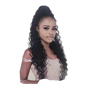Extensions de cheveux synthétiques en queue de cheval EZ Bundle EZ-SEAWEED 36 pouces 100 grammes, mèches de cheveux brésiliens, cheveux ondulés - Product Image 5