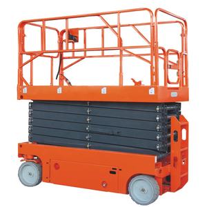 स्वचालित एक क्लिक समतल हवाई स्व-चालित कैंची लिफ्ट कार्य मंच 300/230 किलोग्राम क्षमता आईएसओ/से प्रमाणित - Product Image 6