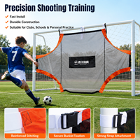 Cible de but de football en tissu Oxford pliable et portable pour l'entraînement de précision au tir (5, 7 ou 11 côtés)