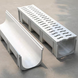 Hot bán U loại cống Polymer bê tông kênh thoát nước mư<span class=keywords><strong>a</strong></span> thoát nước mương vật liệu xây dựng máng xối với en1433 lưới - Product Image 3