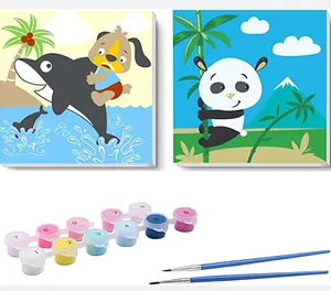 Paint by Numbers Kit for Kids Ages 8-12 - Flower Scenery Beautiful Modern  Minimalist - Canvas Oil Painting Kit for Kids and Adults Suitable for