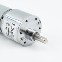 TYHE produsen Mini 33mm torsi rendah 0,1nm 0,8nm kecepatan rendah 100 Rpm 200 Rpm motor gir DC dengan Ce Rohs