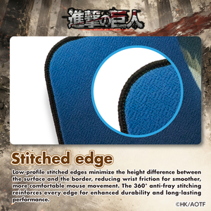 แผ่นรองเมาส์สำหรับเล่นเกม Attack on Titan Erwin Smith |   สินค้าลิขสิทธิ์แท้ - Product Image 3