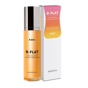 KOEC B-FLAT Bauchstraffungscreme Organische Dehnungsstreifen-Straffungscreme Feuchtigkeitsspendende Straffende Bauchlotion Körperpflege Großhandel - Product Image 6