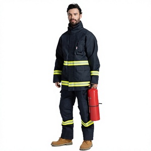 NFPA 1971 American Standard EN469 Customized Fireman Fire Fighting <strong>Suit</strong> Aramid Nomex IIIA - Product Image 6