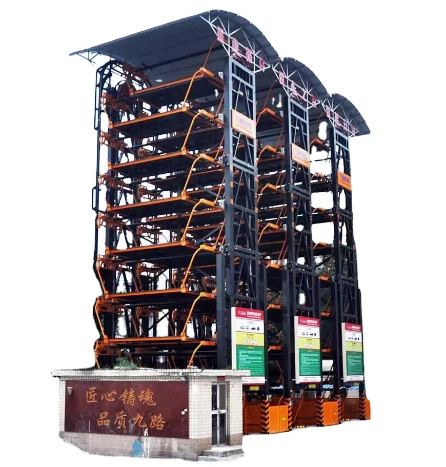 Intelligent mechanical parking equipment rotating vertical circulation stereo parking lifting system Vertical Parking