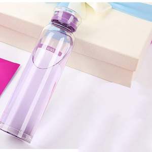 Bouteille d'eau en verre borosilicate haute résistance, sans BPA, personnalisée - Product Image 5