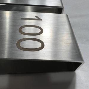 ป้ายทะเบียนสเตนเลสสตีลสำหรับร้านอาหารตะวันตกโรงแรมร้านอาหารแบบทนทานออกแบบได้ตามต้องการ - Product Image 2