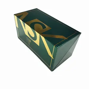 최고의 공장 핫 세일 맞춤 제작 골판지 미용 제품 화장품 상자 화장품 상자 녹색 선물 포장 상자