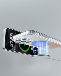 Coque de téléphone compatible avec iPhone 17 Pro, nouvelle coque magnétique transparente rose dégradé, protection intégrale antichoc - Product Image 3