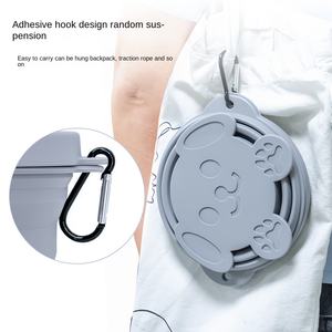 Mangkuk Hewan Peliharaan Portabel Terlaris dari Bambu, Dapat Dilipat, untuk Perjalanan Luar Ruangan, Mangkuk Kucing dan Anjing, Produk Baru - Product Image 3