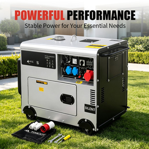 Cost-Effective Small Power Gasoline <b>Generator</b> 5kw 5.5kw Auto Copper Twisted Soundproof 50hz AC 230V - Product Image 1