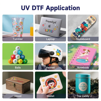 Impresora de Inyección de Tinta UV DTF Jetpal de 30 cm, Máquina para Impresión de Transferencia con Efecto 3D, Impresora UV DTF Nueva para Tarjetas