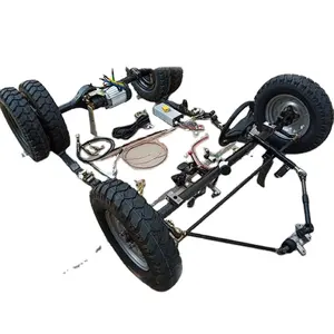 fast charging 3 seater smart ev 6 wheels rear front axle for electric vintage car truck differential go kart