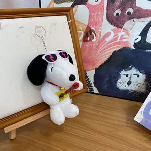 Yay köpek anahtarlık oyuncak bebek kolye çanta asılı dekorasyon kapmak makinesi bebek toptan - Product Image 5