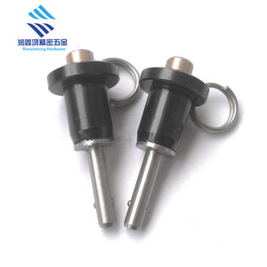 Tùy chỉnh thuận tiện nhanh chóng phát hành đẩy Khóa <span class=keywords><strong>Pin</strong></span> xử lý thép mùa xuân pins với vòng loại nhanh chóng phát hành các tính năng tiện lợi - Product Image 1