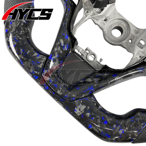 Accesorios para Automóviles <span class=keywords><strong>Lexus</strong></span> <span class=keywords><strong>LC</strong></span>, Volante Deportivo de Fibra de Carbono Forjado Personalizado para <span class=keywords><strong>Lexus</strong></span> LC500 LC500h Sport IS RC RX - Product Image 3