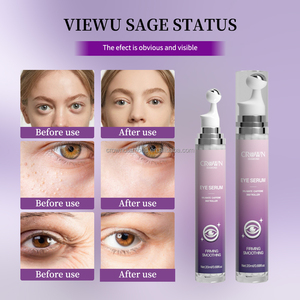 Crema de Ojos con Retinol, Ácido Hialurónico y 5% de Cafeína, OEM/ODM, Iluminadora, Reduce las Ojeras y la Hinchazón, con Rodillo Aplicador, Colágeno - Product Image 4