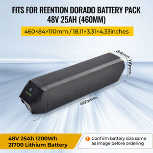Batería para Bicicleta Eléctrica 48V 25Ah 21700 1500W BMS para Reention Dorado <span class=keywords><strong>NCM</strong></span> SKYLAND, Baterías de Repuesto para Bicicleta Eléctrica, Stock en Almacén de EE. UU. - Product Image 5