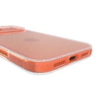 Coque de téléphone transparente en TPU avec paillettes scintillantes de haute qualité pour iPhone 17 Pro Max, protection arrière