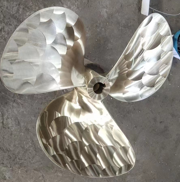 High Quality Bronze CU1 CU3 CU4 Marine Propeller with Ship Shaft From 25inch to 60inch