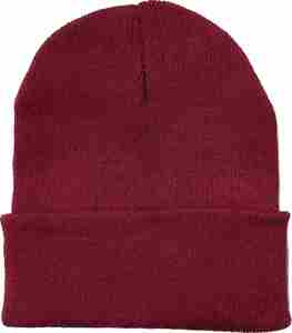 Unisex Men's & Women's Winter Beanie <b>Hat</b> with Brim Warm Double Knit Cuff <b>for</b> Cycling and Fishing Activities - Product Image 2