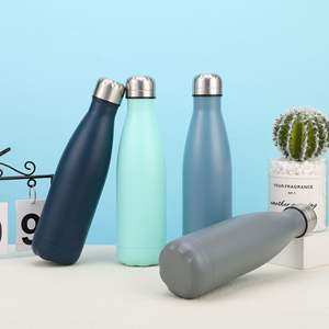 Custom Transparent Glass Beer Bottle Shaped Tumbler with Bamboo <b>Lid</b> Double Walled Vacuum Flask for Outdoor Camping 16oz - Product Image 5