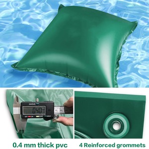 Nueva Piscina Inflable de PVC Personalizable, Cuadrada, Verde, Super Gruesa, Resistente al Frío, para Invierno - Product Image 2