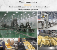 Ligne de production entièrement automatique de frites surgelées et de chips de pommes de terre