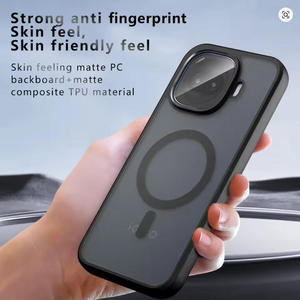 Étui pour VIVO X500 PRO MAX IQOO Z11, étui de chargeur sans fil magnétique pour VIVO V80 Lite V70 <span class=keywords><strong>FE</strong></span>, étuis translucides mats antichoc - Product Image 6