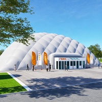 Estructura de Membrana Inflable Personalizada de Fábrica, Domo Inflable, Estructura de Domo Inflable, Edificio de Domo Inflable