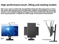 OEM ODM Custom AIO PC Intel Core i3 i5 i7 i9 23.8 27 inch IPS 8G 256G Win11 All in One Desktop with Rotatable Stand Wholesale