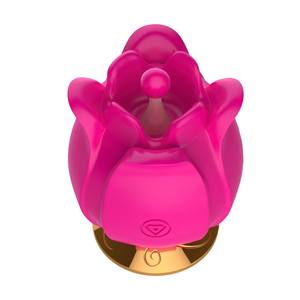 Vibrateur OEM&ODM en forme de <span class=keywords><strong>tulipe</strong></span>, doux, pour stimulation du point G, du mamelon et du clitoris, rechargeable par USB, étanche, multi-vitesses, pour femmes - Product Image 6