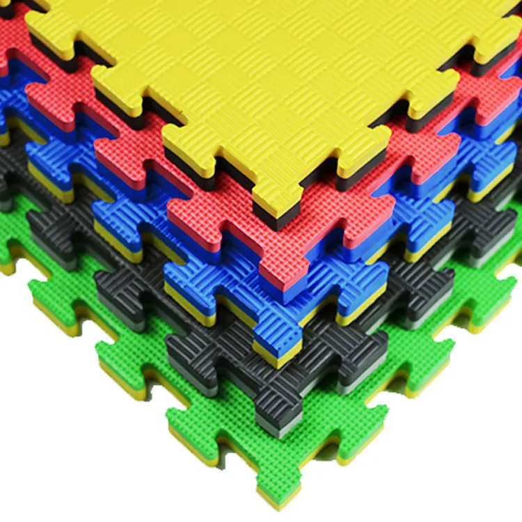 2cm 2.5cm 3cm 4cm factory martial arts jigsaw taekwondo mma wrestling karate tatami eva foam interlocking puzzle mat 100x100