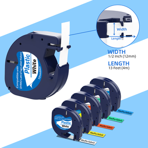 Cinta de etiquetas Compatible con <span class=keywords><strong>DYMO</strong></span>, nuevo embalaje Compatible con impresora de etiquetas LT-100H, 91201, 91202, 91203, 91331, 91221, 59422 - Product Image 3