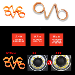 Alta calidad 32 33 34 36 41 mm Tuerca ciega larga Manga indicadora suelta Marca de sujeción de neumáticos de camión de coche - Product Image 5
