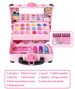 Nouvel ensemble de jouets de <span class=keywords><strong>maquillage</strong></span> pour filles, jeu de simulation, cadeau de princesse, valise, trousse de <span class=keywords><strong>maquillage</strong></span> - Product Image 4