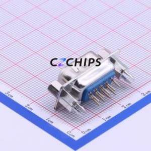 DS1034-09MUNSi44 D-Sub/VGA Connector Through hole Component (THT) Connector Standard D-Sub Male 9P Through Hole - Product Image 2
