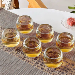 Elegante Set di Bicchieri in Cristallo Trasparente per Tè, <span class=keywords><strong>Acqua</strong></span> e Vino, Bicchieri da Ospite per Uso Domestico - Product Image 1