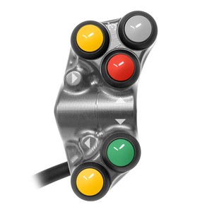 Interrupteur de guidon gauche pour Aprilia RSV4 / Tuono V4 (Titane) - Product Image 4
