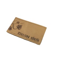 Patchs en feutre en cuir PU faits à la main paillettes nom synthétique personnalisé en relief Logo tissu thermocollant pour vêtements Jeans pantalons chapeaux