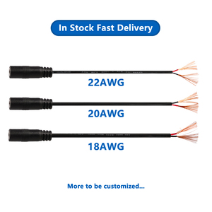 Cáp nguồn DC35135 cái <span class=keywords><strong>2</strong></span> lõi cao cấp 5A, 0.5M, 20AWG, 12V 24V - Product Image 4