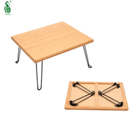 Design moderne de qualité supérieure Table basse multifonctionnelle en bambou naturel Table à thé