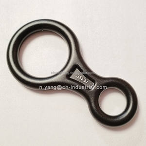 Équipement d'escalade, rappel, assurage, escalade sur rocher, dispositif d'assurance de sauvetage, abaisseur de sauvetage en aluminium 35KN, abaisseur en forme de 8 - Product Image 4