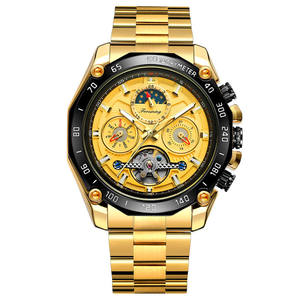 <span class=keywords><strong>Montre</strong></span> Forsining Tourbillon Mécanique <span class=keywords><strong>pour</strong></span> Hommes, Calendrier, Phase de Lune, Bracelet en Acier Inoxydable, <span class=keywords><strong>Montre</strong></span> de Soirée, Sportive, <span class=keywords><strong>pour</strong></span> Affaires - Product Image 4