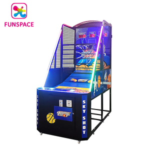 Trong nhà bóng chụp trò chơi thể thao bên đồng tiền hoạt động có thể gập lại bóng rổ Arcade trò chơi máy - Product Image 2